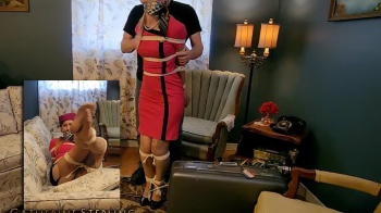 Classic Damsel Struggle-Fest for 1960s Air Hostess from PanAm California, Catherine Sterling, in this Custom Video! Mobi.webp