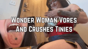 Wonder Woman Vores And Crushes Tines With Her Boobs And Ass 1080p - Giantess - Shrinking Fetish - Femdom POV - Cosplay.webp