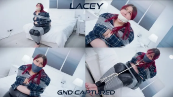 Lacey’s Cleavage & Leather Pants Peril- Handgagged, Stuffed, and Neck-Tethered H265 MP4 4K ( bondage, tape, gag, strug.webp