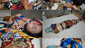 Sarah wild, dreaming about sensual scarf bondage, hogtied, gagged an scarf mummified (wmv).webp