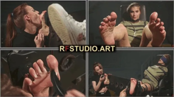 Rf Studio Production - Pandora - Foot Tickled in Straitjacket and Stocks by Brittany and John (UHD 4.webp