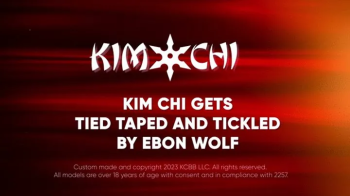 Kinky Custom Creations - Kim chi gets Tied Taped and Tickled by Ebon Wolf.webp