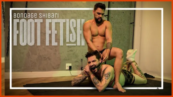 Hex Fetish - Hex tricks Tonny into shibari than worship his trapped feet (1080p ENG-sub) Rope Bondag.webp