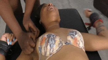 Latina Bondage - Sassy & Jamie Captured & Tormented with a Double Dildo by an Intruder (4K).webp