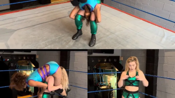 Nadia Sapphire - Blonde drops brunette on her head multiple times.webp