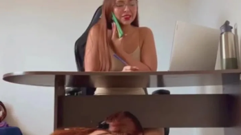 Tickle Vibes - Tickling in the office while Mary works.webp