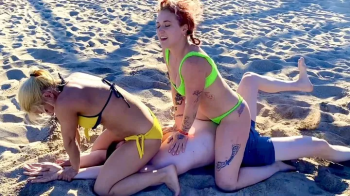 Hanz Vanderkill's Battle Theatre - Beach Bullies - Princess Nikki and Bambi vs Hanz.webp