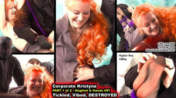 Bleufetish Tickling - Pt 1 Corporate Kristyna is Tickled ... and Destroyed!! - 720P tied down by her.webp