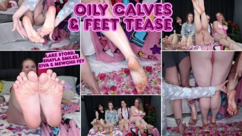 Ziva Zone - HD Ziva Fey - Oily Calves And Feet Tease.webp