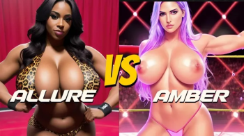 Nicolewrestles - Big tit topless female pro wrestling- Amber faces Allure for the belt LOW.webp