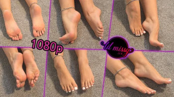 Lil Missy Uk Store - Lil Missy UK In Wiggling My White Painted Toes 1080p.webp