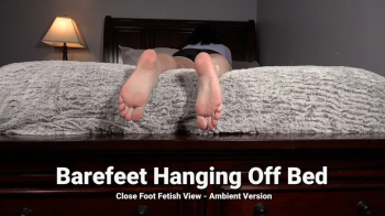Kylie Jacobsx - Barefeet Hanging Off Bed Close Foot Fetish View - Ambient Version - Kylie Jacobsx.webp