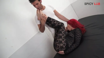 Spicylab - Hands, mouth and feet fucked, the hot Valentina Palermo and Alabor in a deep fetish.webp