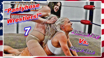 Modest Moms Wrestling - Pantyhose Wrestlers! 7.webp
