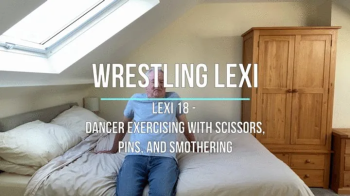 Lucky Old Guy Wrestling - Lexi 18 - Dancer Exercising with Scissors, Pins, and Smothering.webp