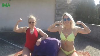 Max Academy - Viper vs Siren - outdoor arm wrestling.webp