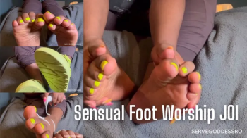 Splurge For Royal Ro - Sensual Foot Worship JOI - Royal Ro ebony feet jerk off instruction hd mp4 10.webp