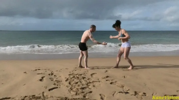 Kanevision - Competitive Beach Wrestling Danika Deep vs KaneVision.webp