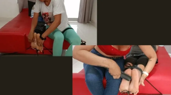 Goddess Solesmad - Solesmad fucking her husband in sheer black stockings.webp