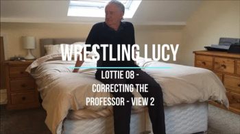 Wrestling Lucy - Lottie 08 - Correcting the Professor - View 2 - Facesitting, Pins, Scissors, Humili.webp
