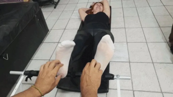 Tropical Foot Fetish Videos - Amanda tickled by 2 ticklers at the same time.webp