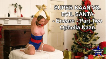 American Damsels By Jon Woods - Super Kaan Vs Evil Santa - Encore - Part Two - Ophelia Kaan - 854x48.webp