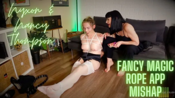 Nyxons Bondage Files - Nyxon & Nancy Thompson Fancy Magic Rope App Mishap pt 1 1080p MP4.webp