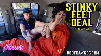 Foot Fetish By Rootdawg25 - Genesis - Stinky Feet Deal (side angle) 1080p WMV.webp