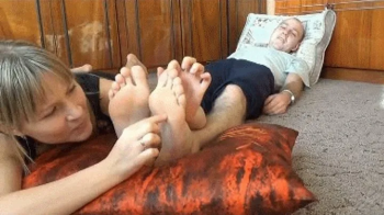 Not An Angel - tickle biting his feet with TM.webp