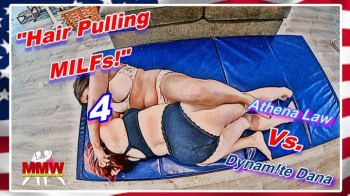 Modest Moms Wrestling - Hair Pulling MILFs! 4 WMV.webp