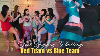 Miss Bimby - Foot Gagging Challenge- Miss Bimby, Mistress Nara, Venus Dee, Louise, Thay & Vibora wit.webp