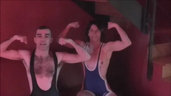 Wrestling Store. - KINIKU VS MALE CHALLENGER IN ARM-WRESTLING , THE LOSER REMAIN FULL NAKED.webp