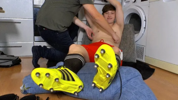 Czechmalefoot Video Store - Hot football player Baron foot worship.webp