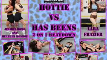 Lucha Girls ~ Female Pro Wrestling - 1332-HasBeens vs Hottie - 2 on 1 Beat down.webp