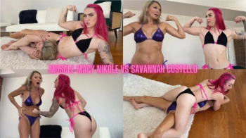 Mistress Macy's Femdom Fantasies - Muscle Macy Nikole vs Savannah Costello.webp