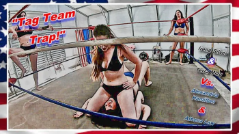 Modest Moms Wrestling - Tag Team Trap! WMV.webp