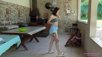 Licking Latinas Feet - NIKA - Black slave for the Goddess!.webp