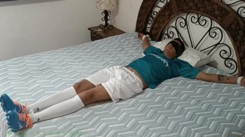 Mextickoo - Feet And Tickling - Gagged & Blindfolded Latino Petit Gets Full Body Tickling, Handjob &.webp