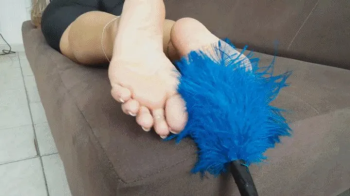 Tropical Foot Fetish Videos - Cristal in socks and bare soles tickling 2024.webp