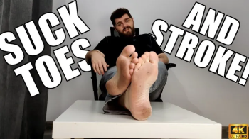 Kingdom Pictures - Suck My Toes And Stroke - Foot Fetish - Foot Worship - KingMarti - 4k UHD 2160p.webp