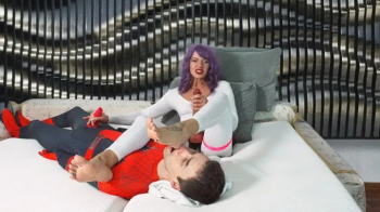 Polish Mistress Clips - Spiderman Jest Dojony Przez Ruslane Gdy Lize Jej Stopy - Part 1 - Polish Lan.webp