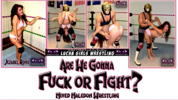 Lucha Girls ~ Female Pro Wrestling - 1256-Are We Gonna Fuck or Fight - Mixed Maledom Wrestling.webp