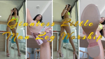 Goddess Rosie Reed - Giantess Little Man Leg Worship- Ebony Giantess Goddess Rosie Reed Little Man L.webp