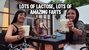 Alessiialove - Drinking milk, lots of amazing farts in the yard Alesia, Grecia, Jasmine.webp