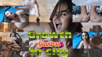 Lilyarmelsweet - Giantess Growing in city.webp
