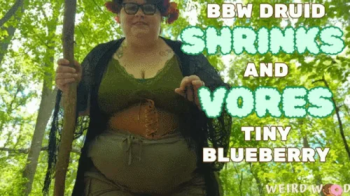Woods Kink Cafe - BBW Druid Shrinks and Vores Tiny Blueberry Adventurer - WMV.webp
