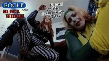 Science Friction - Rogue and Black Widow Fight over Shrunken Tiny - HD - featuring Megan Daw and Jan.webp