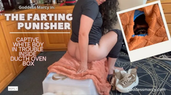 Brazilian Farts By Goddess Marcy - The Farting Punisher- Captive White Boy in Trouble Inside Dutch O.webp