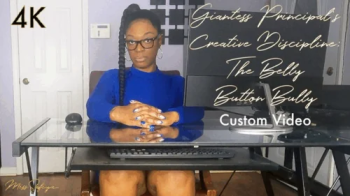Miss Safiya - Giantess Principal's Creative Discipline - The Belly Button Bully - Custom - 4K.webp