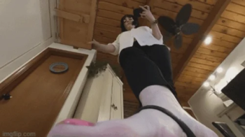 Shrink U Down - Madam stomps you under black flip flops - your perspective VR4K.webp